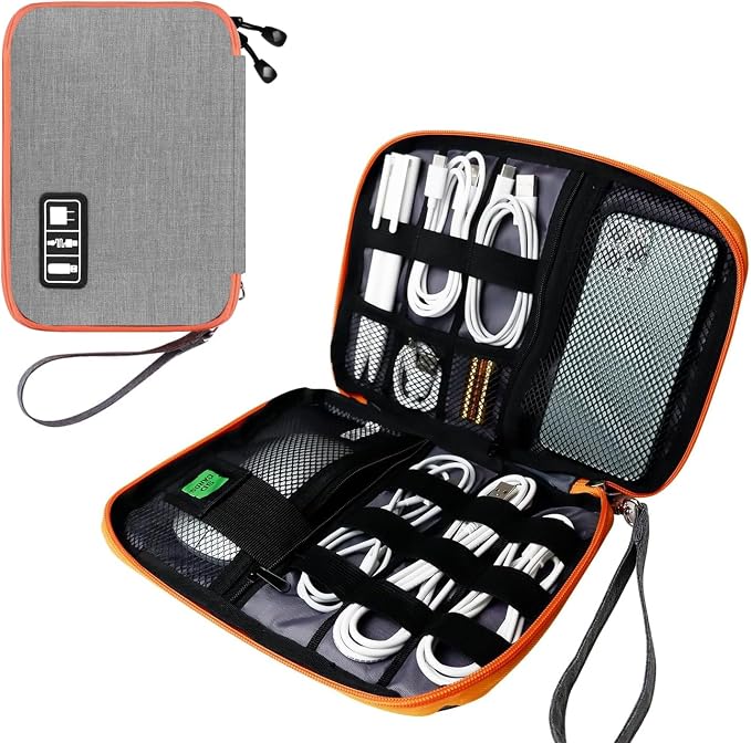 Lcsmaokin Electronics Travel Organizer, Portable Waterproof Electronic Travel by Lcsmaokin