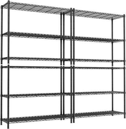 Storage Shelves, 3-Tier Adjustable Metal Industrial Utility Shelf Rack by Unknown
