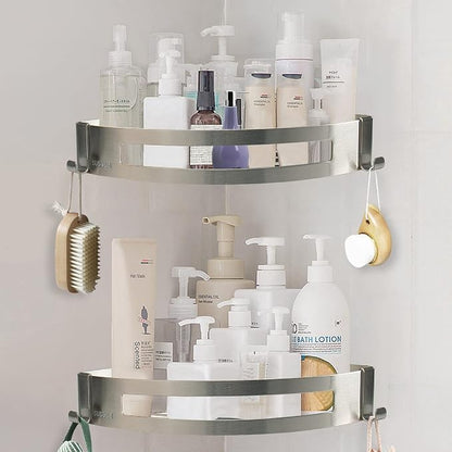 NearMoon Bathroom Shower Caddy 2 Pack, 304 Stainless Steel Shower Organizer - Image 6
