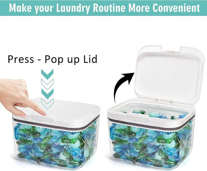 Pensino Laundry Pods Container Laundry Pod Holder - Image 2