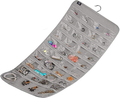 BB Brotrade Hanging Jewelry Organizer, Accessories Organizer, 80 Pocket - Image 2