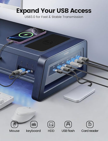 Vaydeer All-in-One Dual Monitor Stand Riser - Image 3
