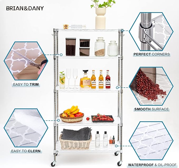BRIAN & DANY Wire Shelf Liner 14" X 30", Heavy Duty Shelf Liners - Image 4