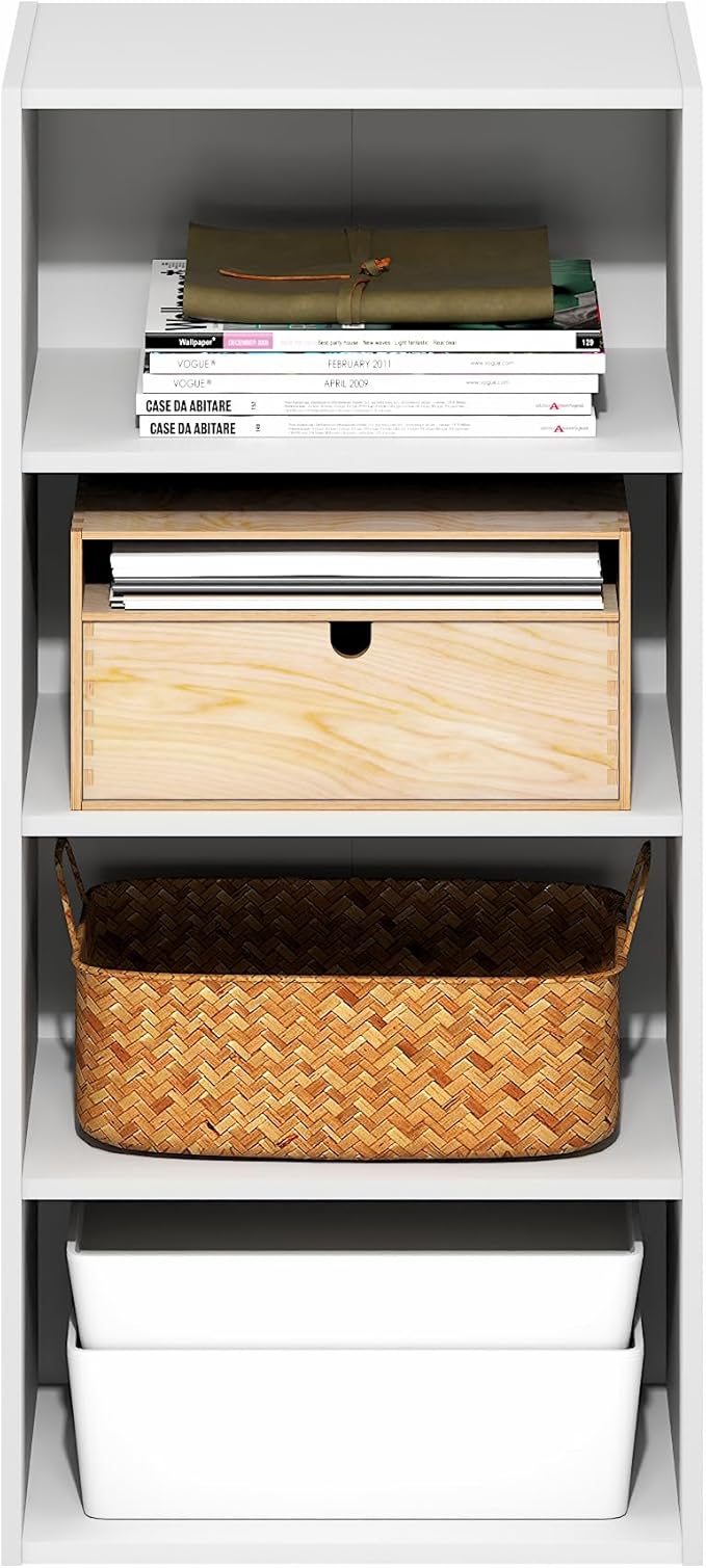 Furinno Basic Book Shelf, 4-Tier Bookcase - Image 4