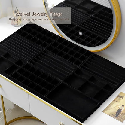 SPAKOWN Jewelry Drawer Organizer Inserts Set of 9, Jewelry Trays - Image 6
