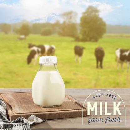 kitchentoolz 16 oz Glass Milk Bottle - Image 4