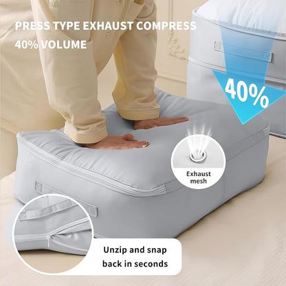 Large Self-Compression Cube for Comforters & Clothes | nylon, thin compress - Image 3