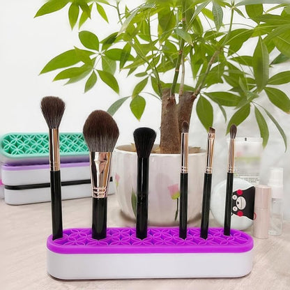 TANG SONG 1 PC Silicone Make up Brush Holder Cosmetic Storage Box Desktop - Image 4