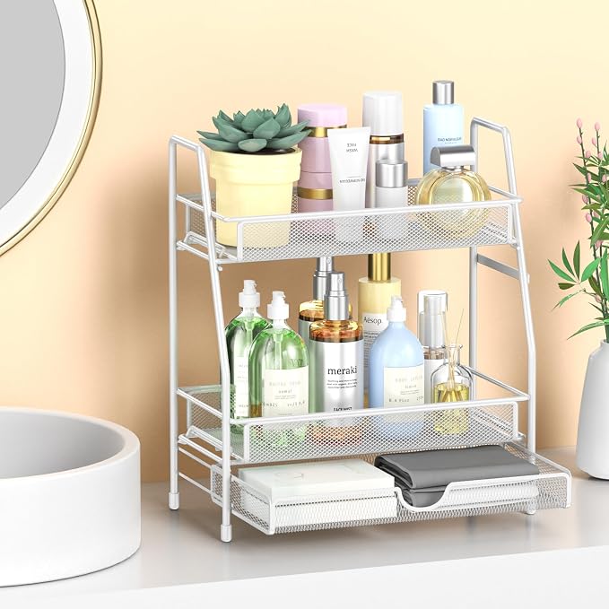 LEMIKKLE 2-Tier Bathroom Counter Organizer by LemikkleDirect
