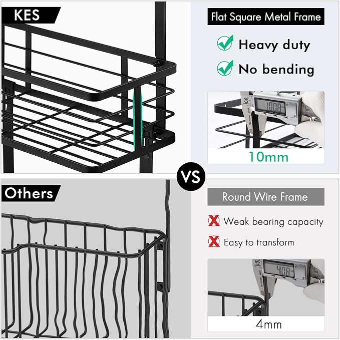 KES Ironing Board Hanger Over The Door Ironing Board Holder T Shape Fit - Image 3