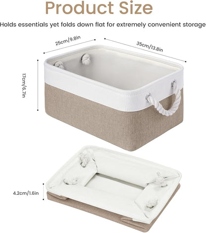 13.8x9.8x6.7 Inch Fabric Small Storage Bins - Image 4