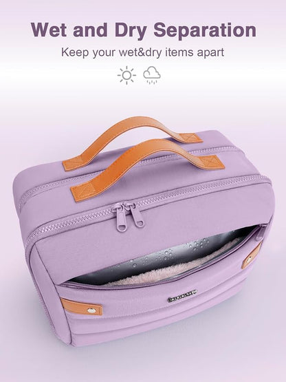 Women's Hanging Toiletry Bag, Waterproof Travel Cosmetic Organizer - Image 5