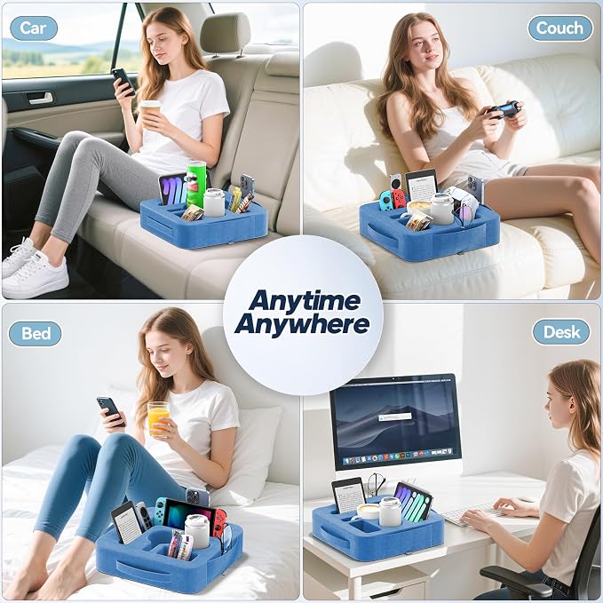 Couch Cup Holder Pillow, Sofa and Bed Caddy - Image 7