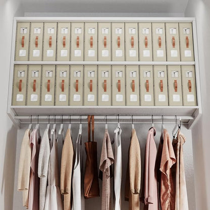4 Pack Bed Sheet Storage Organizers- Premium Fabric Closet Organizer - Image 6