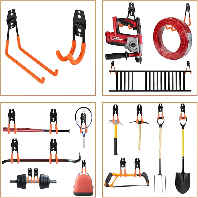 30 Pack Heavy Duty Steel Storage Hooks - Image 3