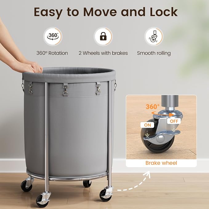 ELYKEN 190L Laundry Basket - Image 5