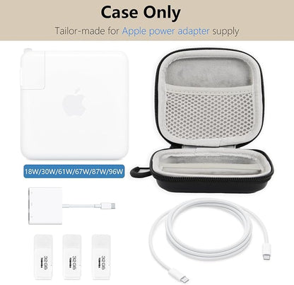 Charger Case for Macbook, Portable Tech Electronic Organizer Bag, Small Travel - Image 3