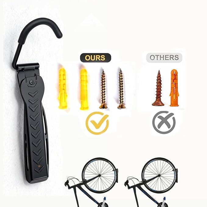 Wall Mount Bicycles Hanger, Bike Rack Garage Wall Mount, Indoor Bike Storage - Image 7