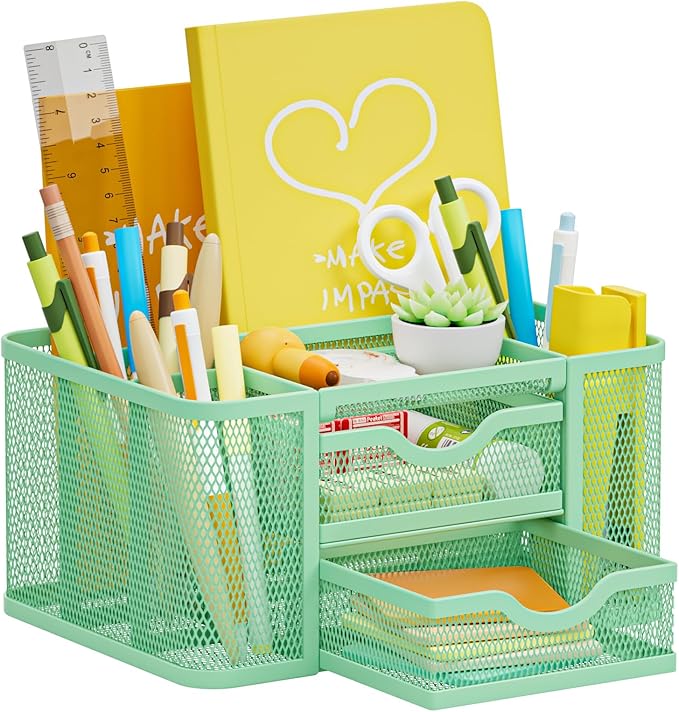 Marbrasse Mesh Desk Organizer, Pen Organizer by Marbrasse