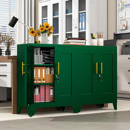 pozdeg 35.43" Metal Storage Cabinet - Image 2