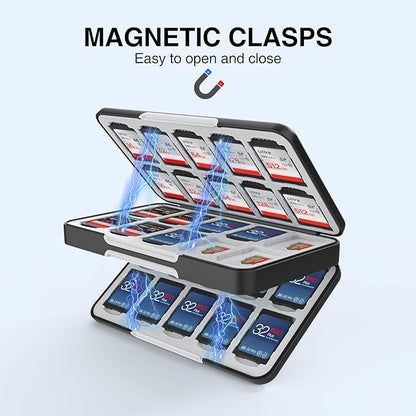 HEIYING SD Card Holder for Memory SD and TF Cards, Portable Case Compatible - Image 5