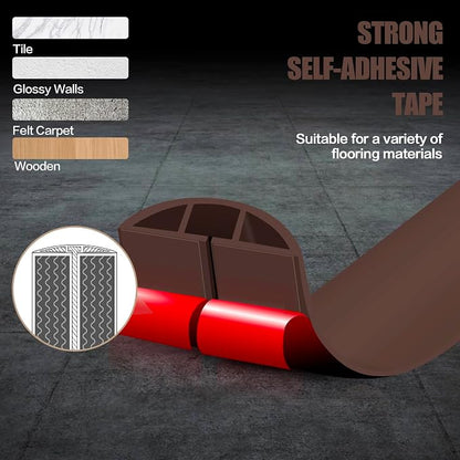 Floor Cord Cover Self Adhesive Cord Hider, 10FT Cable Management, Extension - Image 4