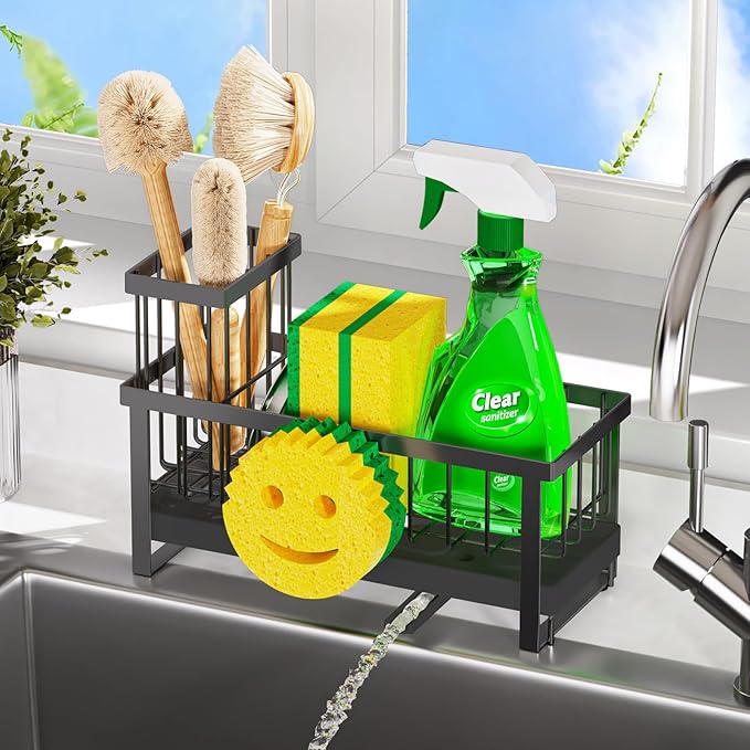 Sponge Holder for Kitchen Sink, Sink Caddy - Image 5