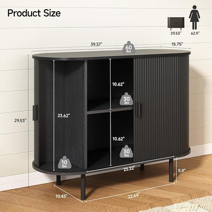 40" Sideboard Buffet Cabinet - Image 2