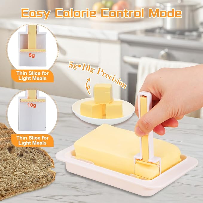 White Airtight Butter Dish - Image 3