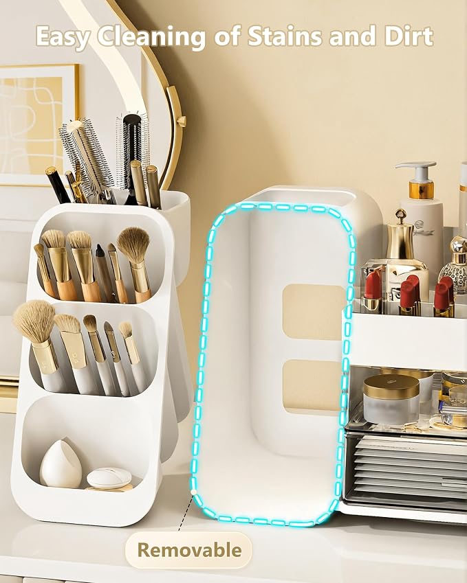 Makeup Organizer with Drawers, Skincare Organizer, Storage Box Cosmetic Display - Image 4