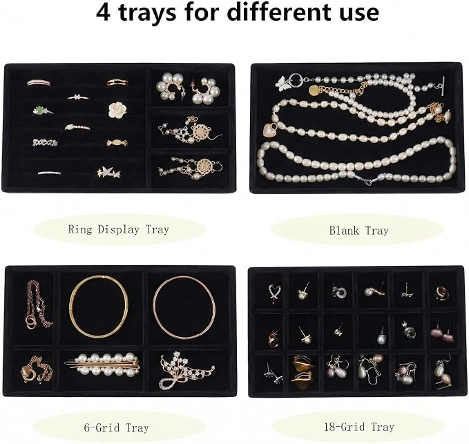 Stackable Jewelry Organizer Trays - Image 3