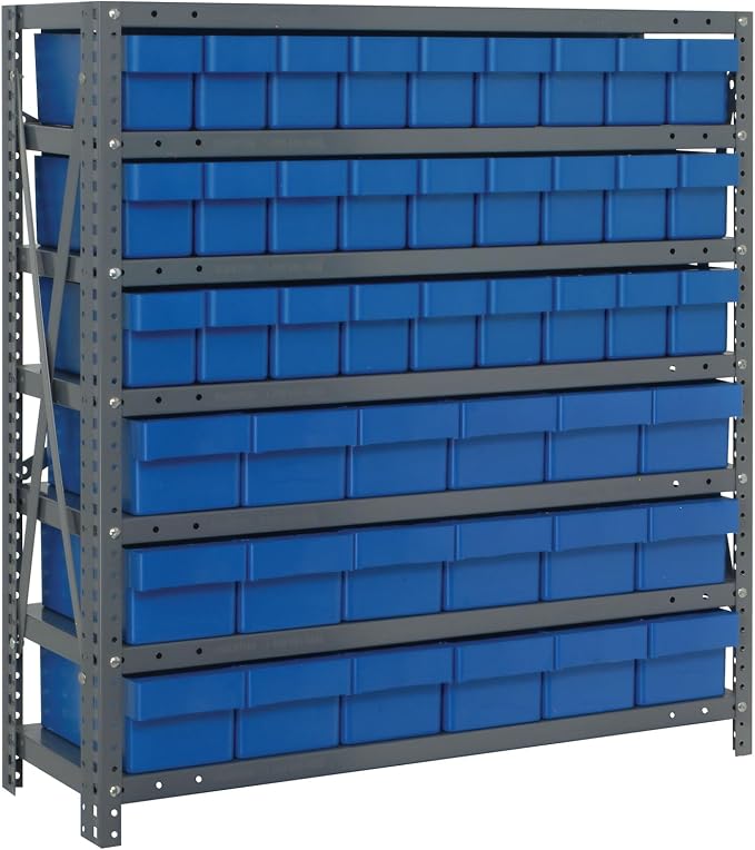 Quantum Storage Systems 1839-624BL Solid Heavy Duty 7 Shelves 45 Super Tuff by QuantumStorageSystems