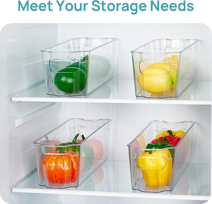 Vtopmart Breastmilk Storage Container 4PCS Set, Plastic Storage Bins - Image 7
