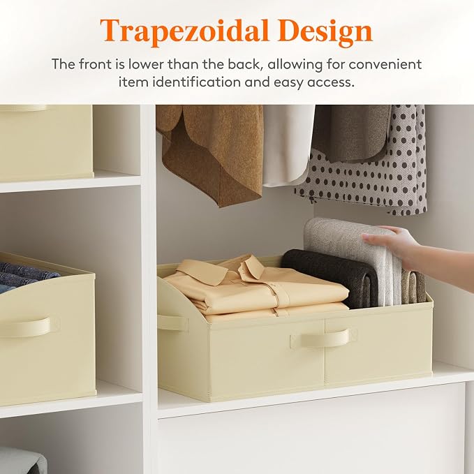 Lifewit Trapezoid Closet Storage Bins - Image 3