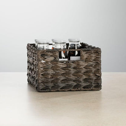 mDesign Woven Farmhouse Kitchen Pantry Food Storage Organizer Basket Bin Box - Image 6