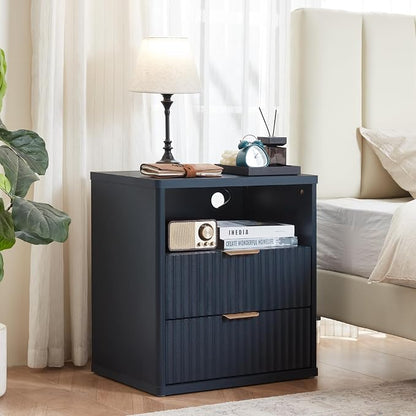 LEYAOYAO Fluted Nightstand - Image 7