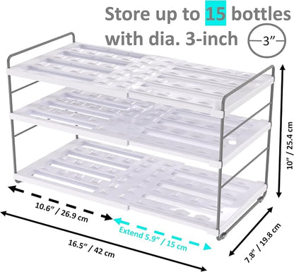YAN & HIN Expandable Water Bottle Organizer - Image 7