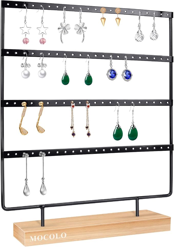 Mocolo Earring Holder Stand, Earring Organizer Display Holder Stand - Image 2