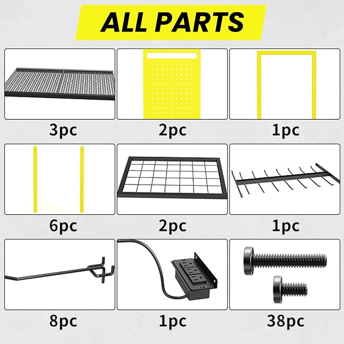 Heavy-Duty Power Tools Organizer Cart - Image 8