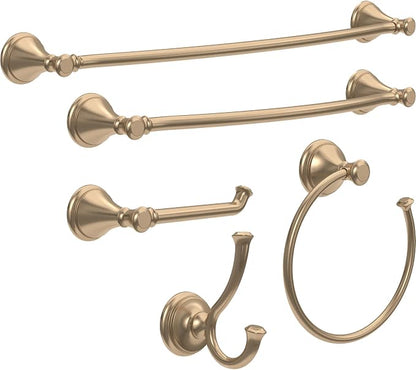 Delta Double Towel Hook for Bathroom or Kitchen| Champagne Bronze | Cassidy - Image 3