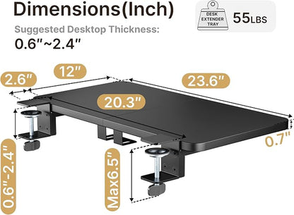 Desk Extender Tray, Desk Extension - Image 6