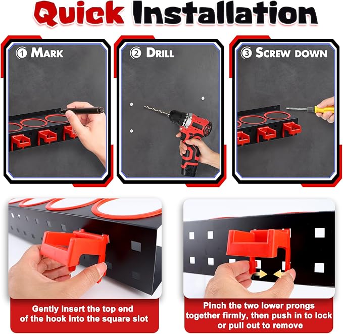 Spray Bottle Holders for Car Detailing, Garage Van Workshop Organizer for - Image 4