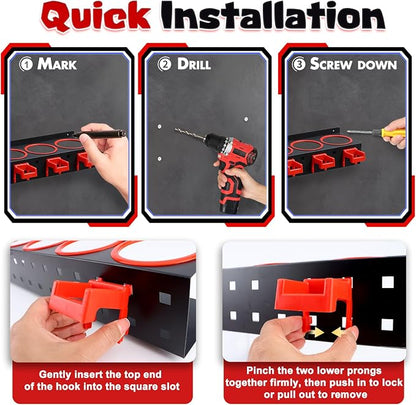Spray Bottle Holders for Car Detailing, Garage Van Workshop Organizer for - Image 4