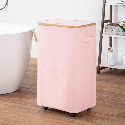 Vincona Laundry Basket with Wheels, Tall Dirty Clothes Hamper on Wheels - Image 5