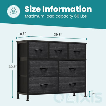 OLIXIS 7 Drawer Closet Organizer, Storage Tower - Image 4