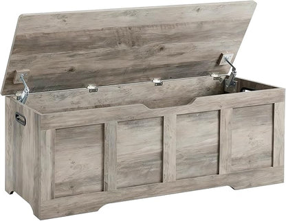 Timberer 47.2" Wooden Storage Chest, Extra Large Storage Trunk | Storage Bench by Timberer