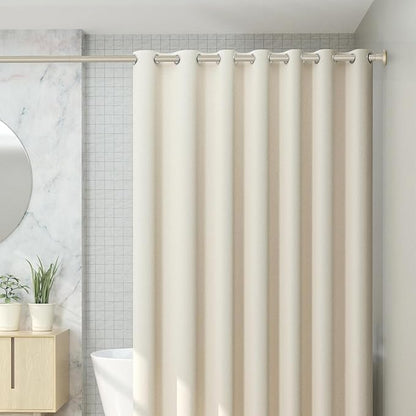 CorkLatta Brushed Shower Curtain Rod 31 to 104 Inch, 1 Inch Diameter Adjustable - Image 7