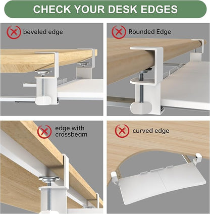 Extra Large Keyboard Tray Under Desk - Image 6