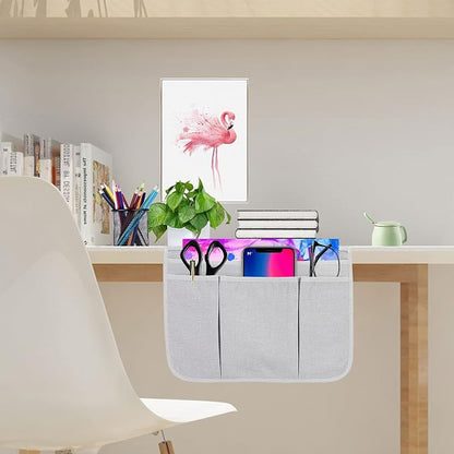Bedside Caddy Bedside Storage Organizer Magazine Phone Tablet iPad Remote Holder - Image 7