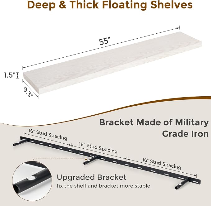 Fun Memories 55Inch Floating Shelves - Image 3